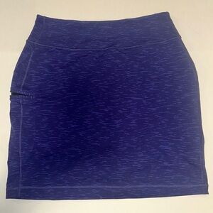 Duluth Trading Co Women’s A-Line Athletic Skirt/Skort Deep Purple Size S Pockets